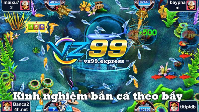 Kinh nghiệm bắn cá theo bầy